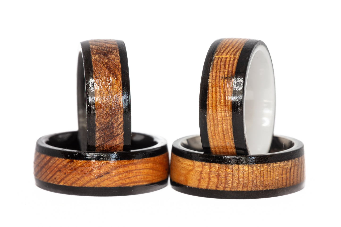 Indiana University Assembly Hall Wooden Seat Rings (Black Edges)