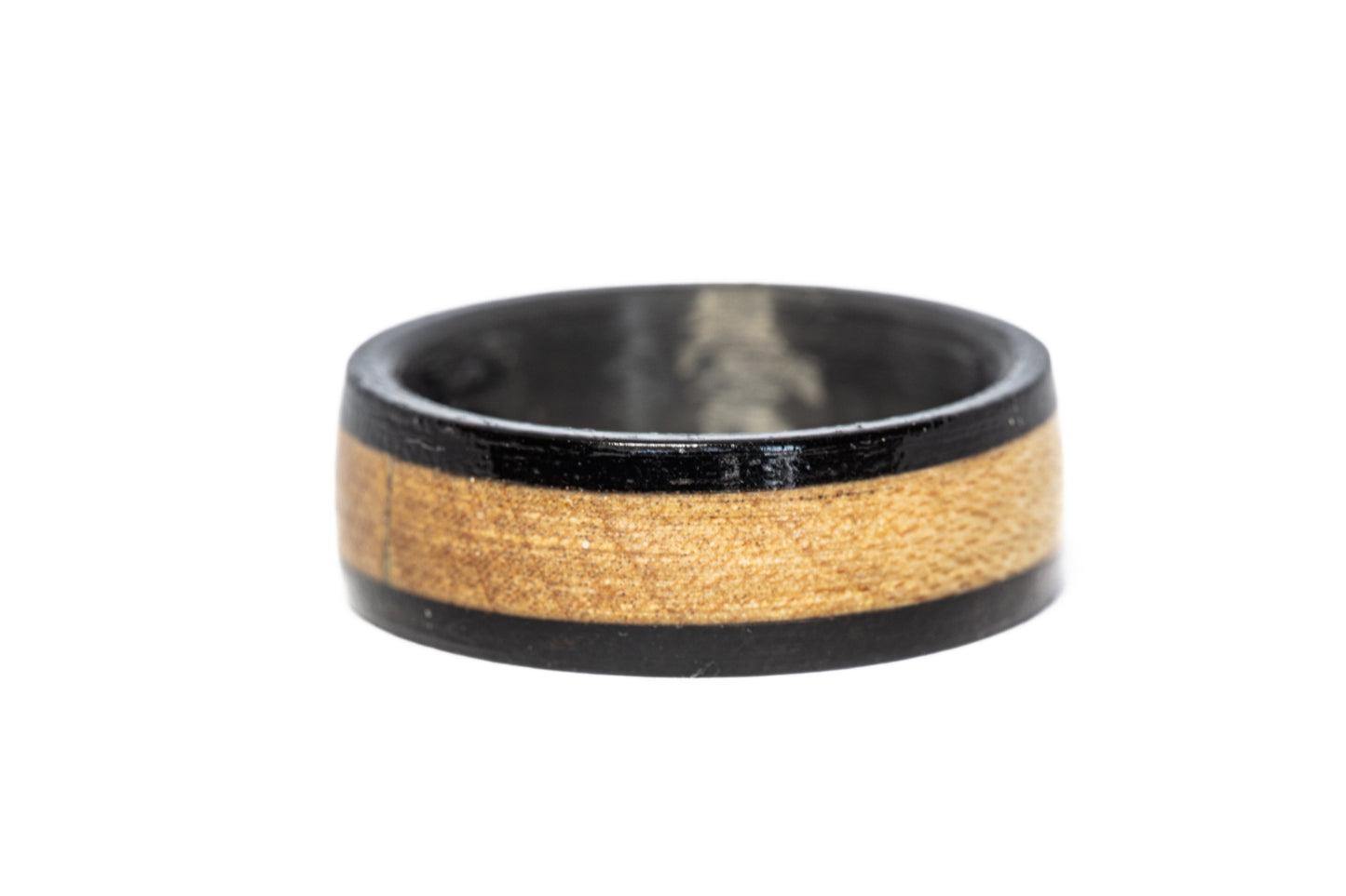 Georgia Bulldogs Football Stadium Wood Rings (Black Edges)