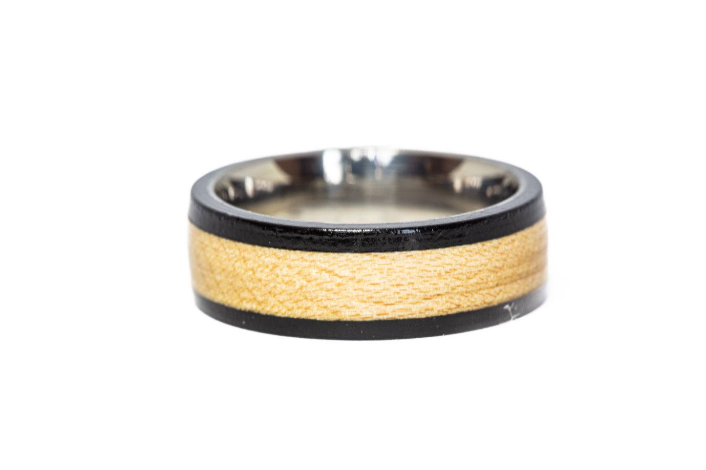 New York Knicks Madison Square Garden Court Wood Rings (Black Edges)