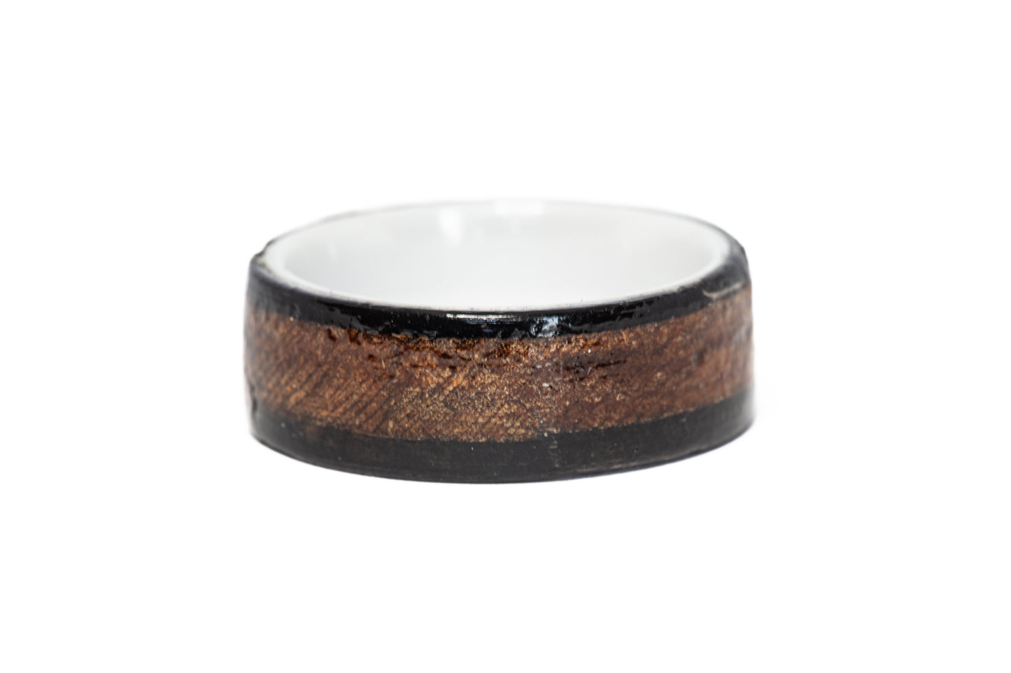 Notre Dame Football Stadium Wood Ring (Black Edges)