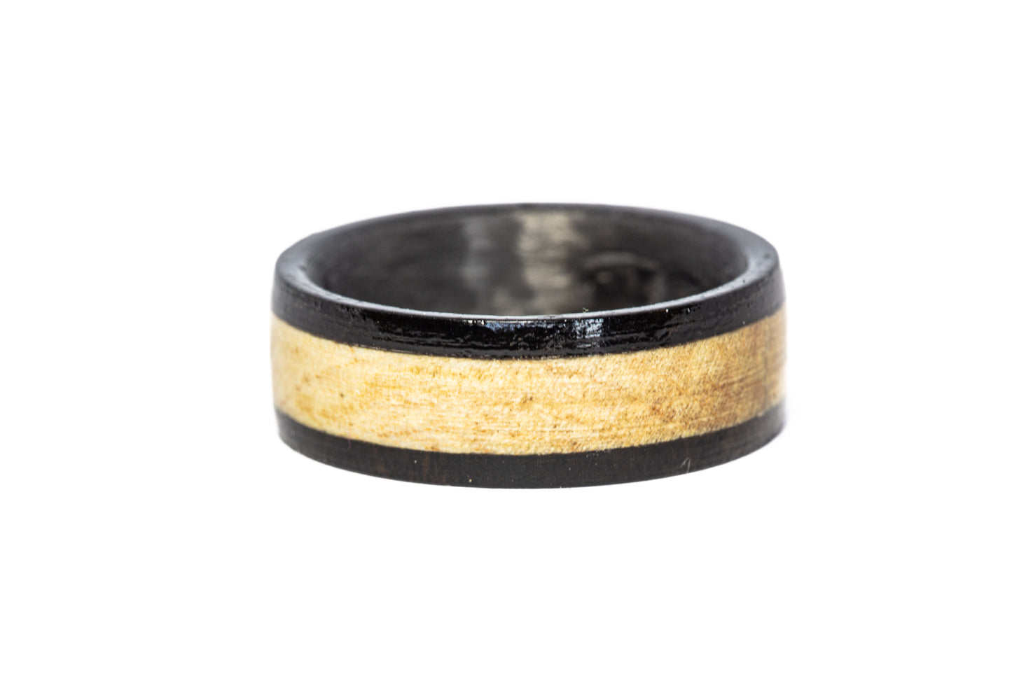 Washington Wizards Basketball Court Wood Ring (Black Edges)
