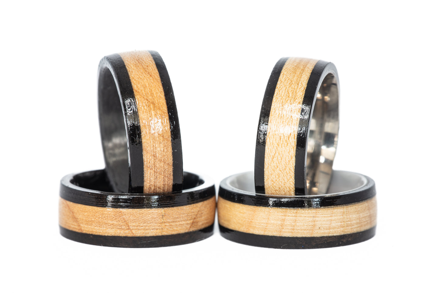 Chicago Bulls Championship Court Wood Ring (Black Edges)