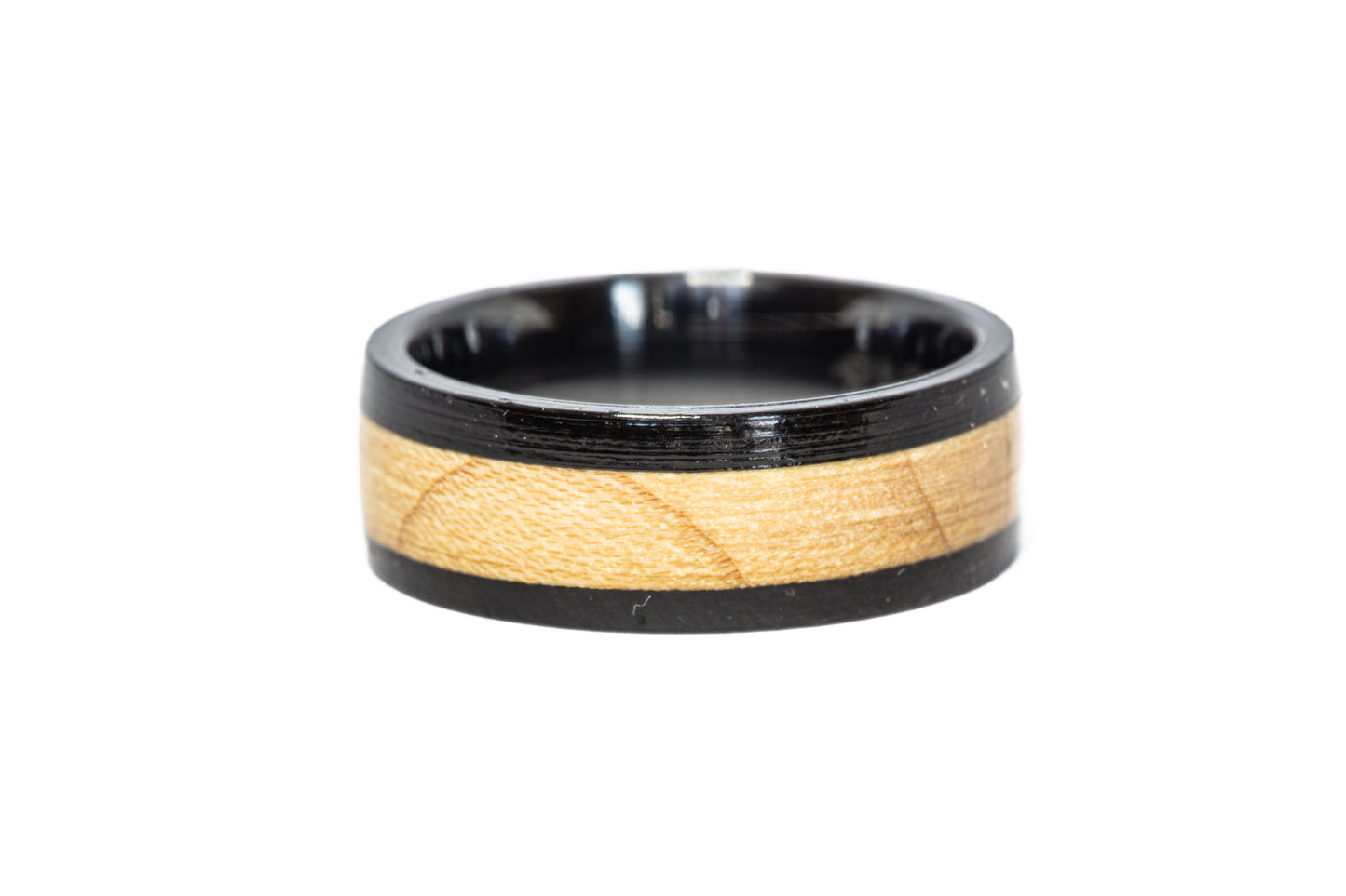 Chicago Bulls Championship Court Wood Ring (Black Edges)